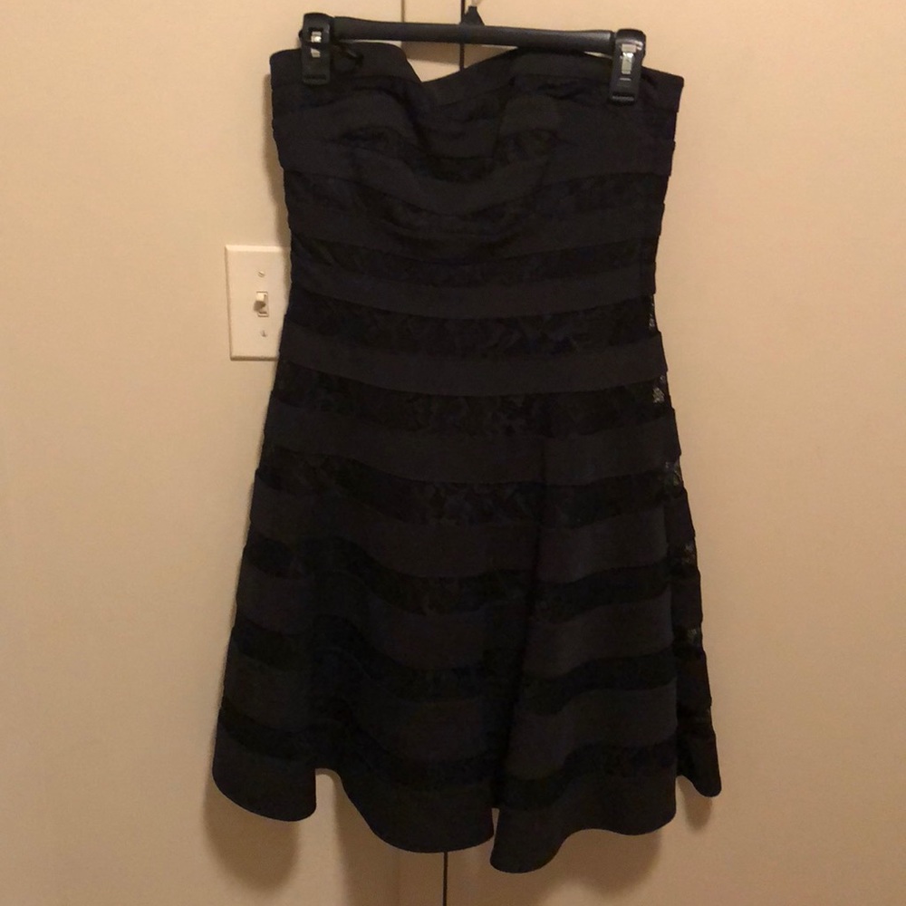 Black lace dress